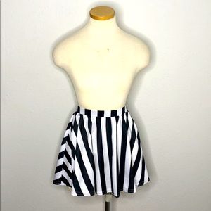 Striped Circle Skirt